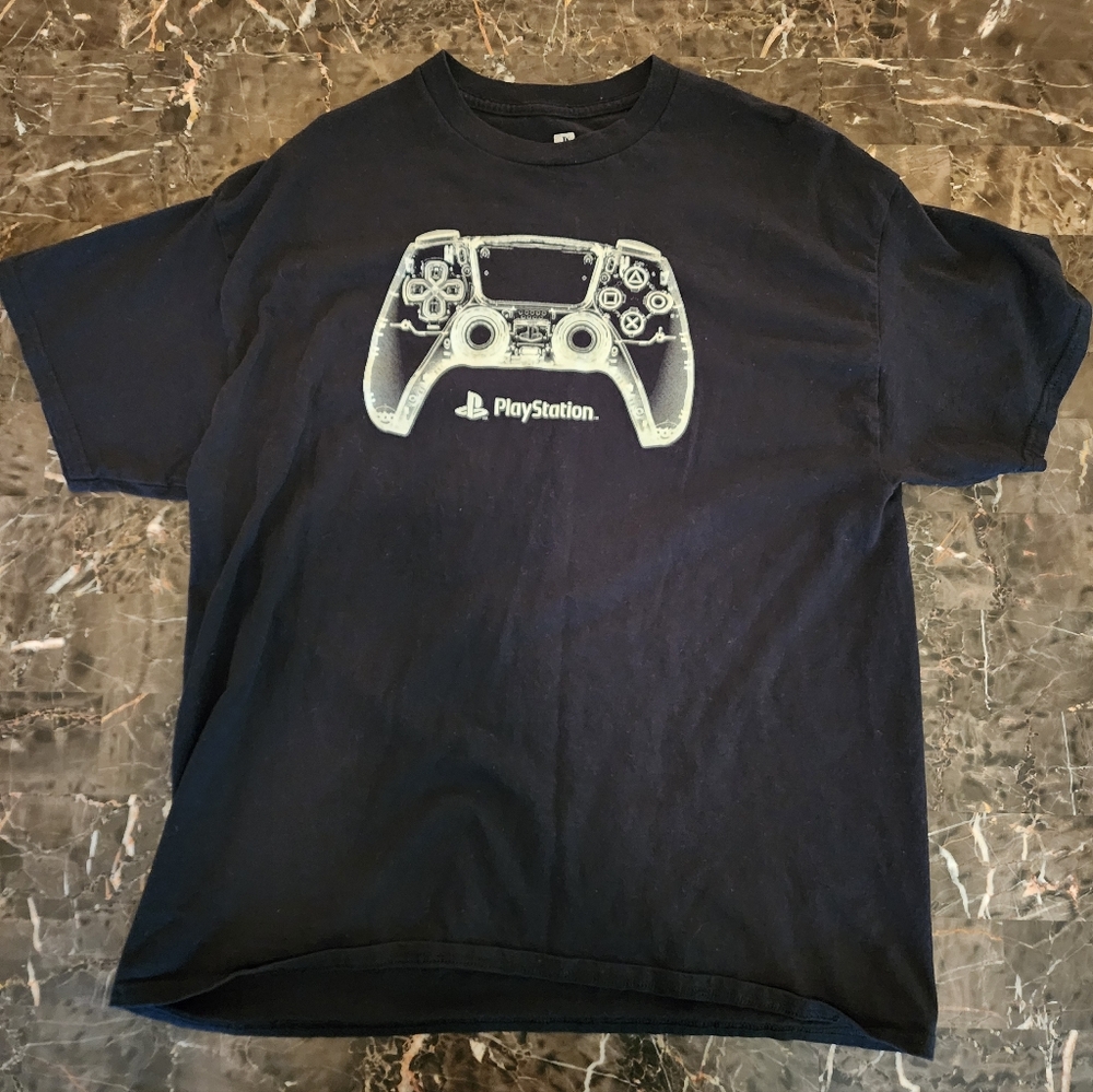 Playstation Licensed Xray Ps5 Controller Shirt, B… - image 1